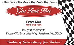 Gas Tank Hire